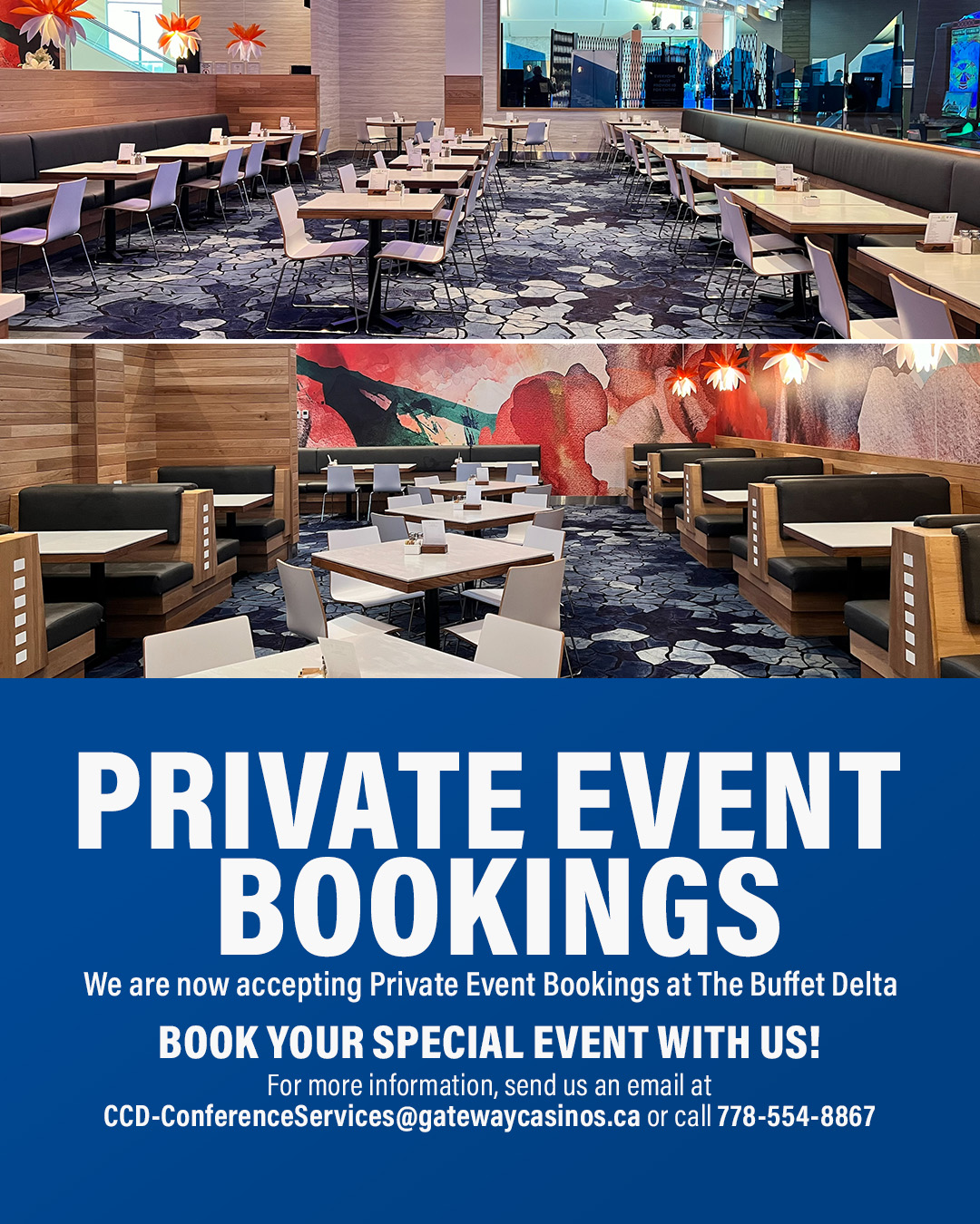 Private Event Bookings