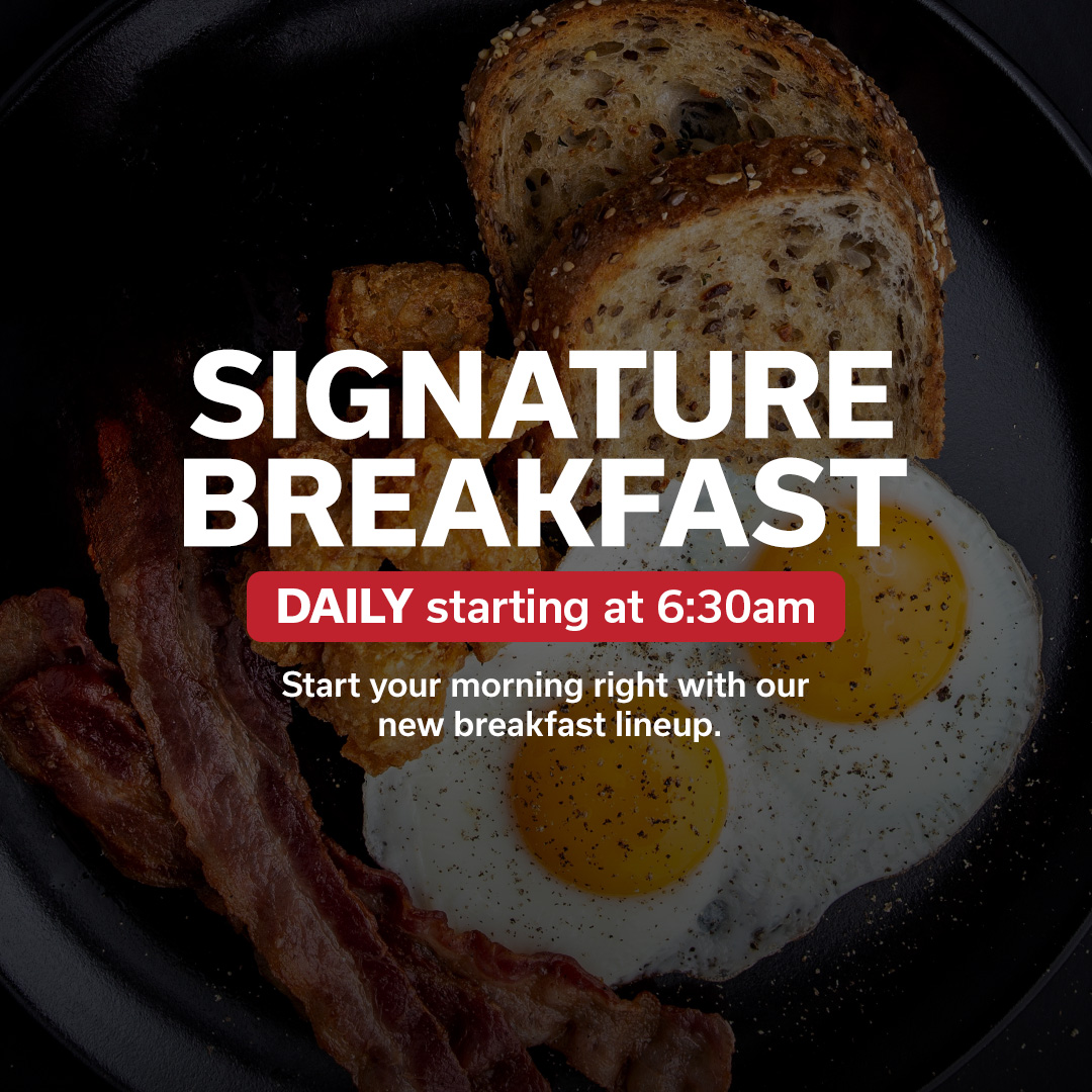 Signature Breakfast - Cascades Casino Delta | Hotel | Gaming ...