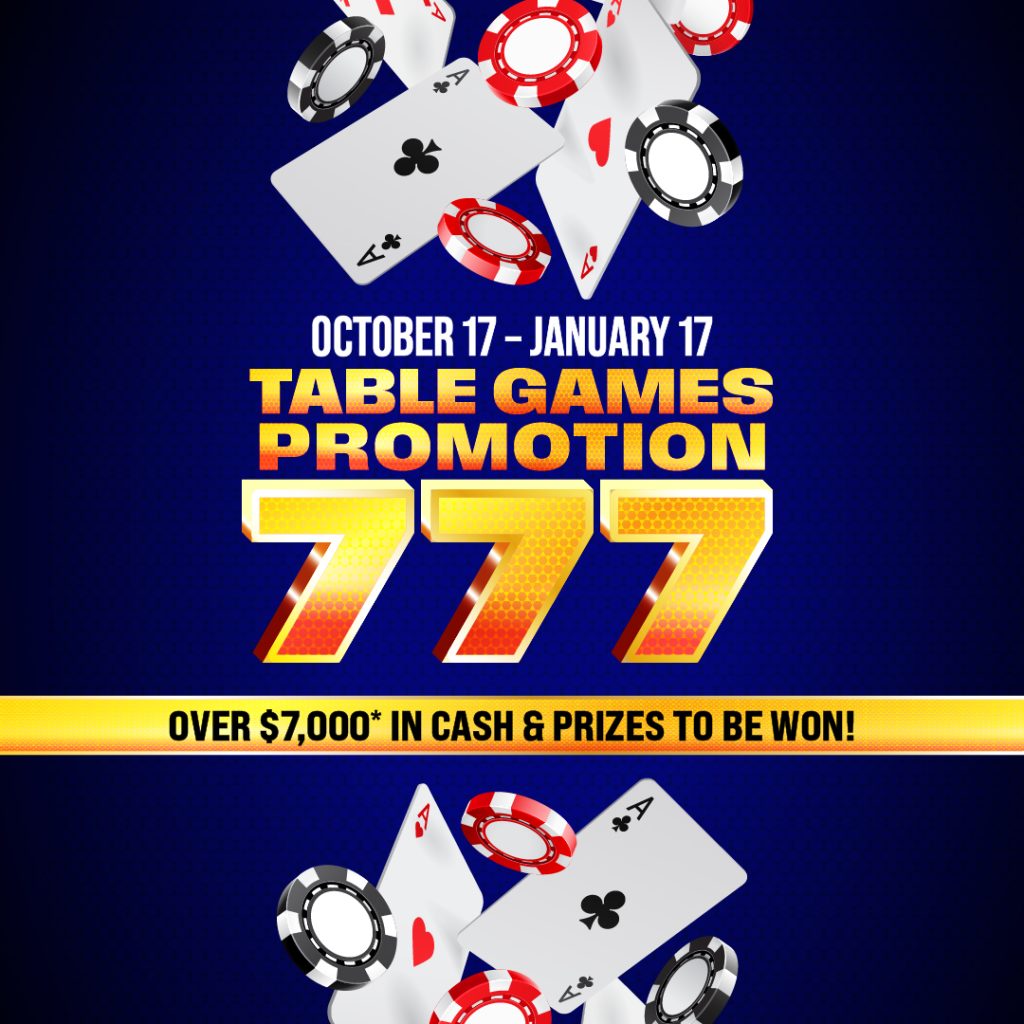 777 Table Games Promotion